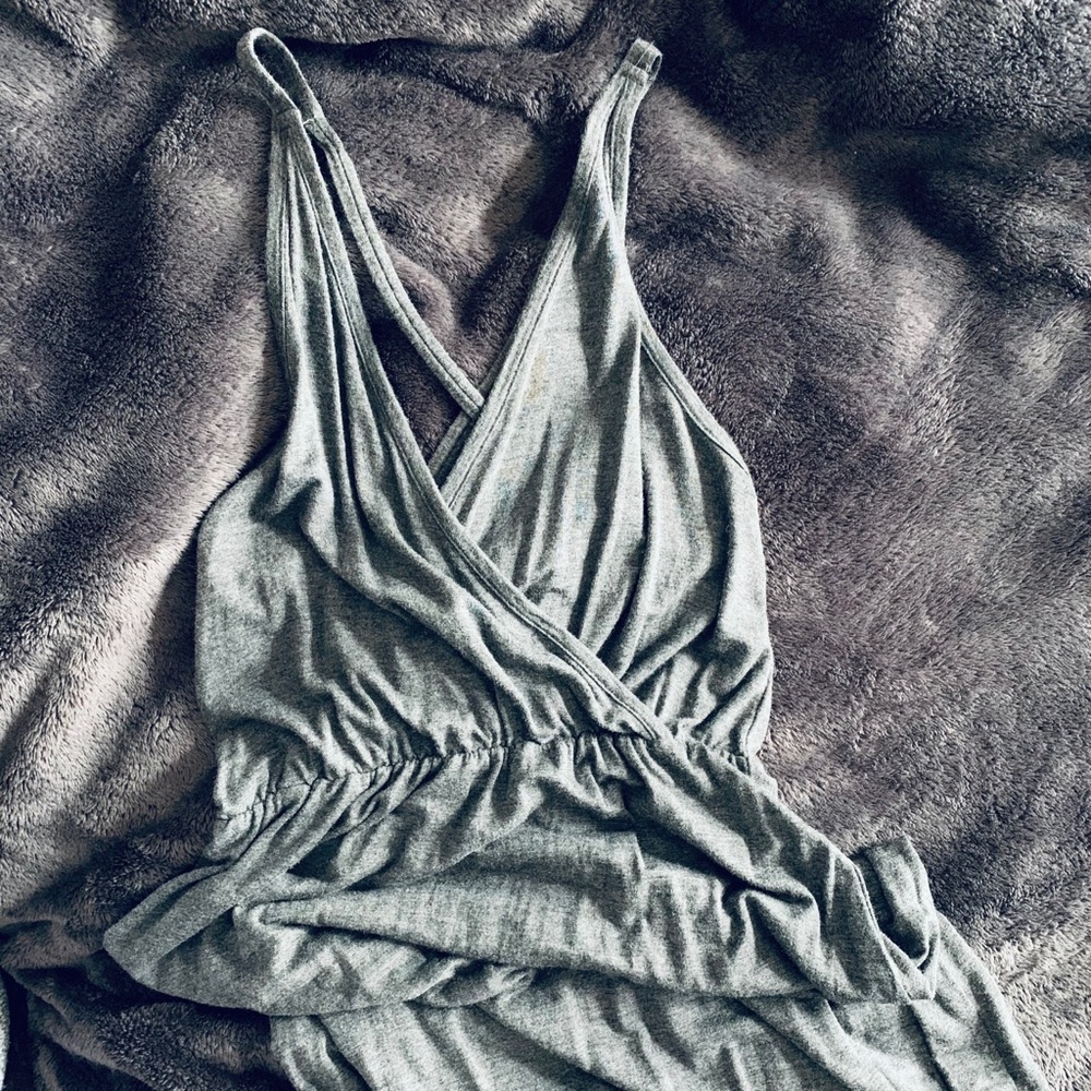 GRAY MAXI DRESS